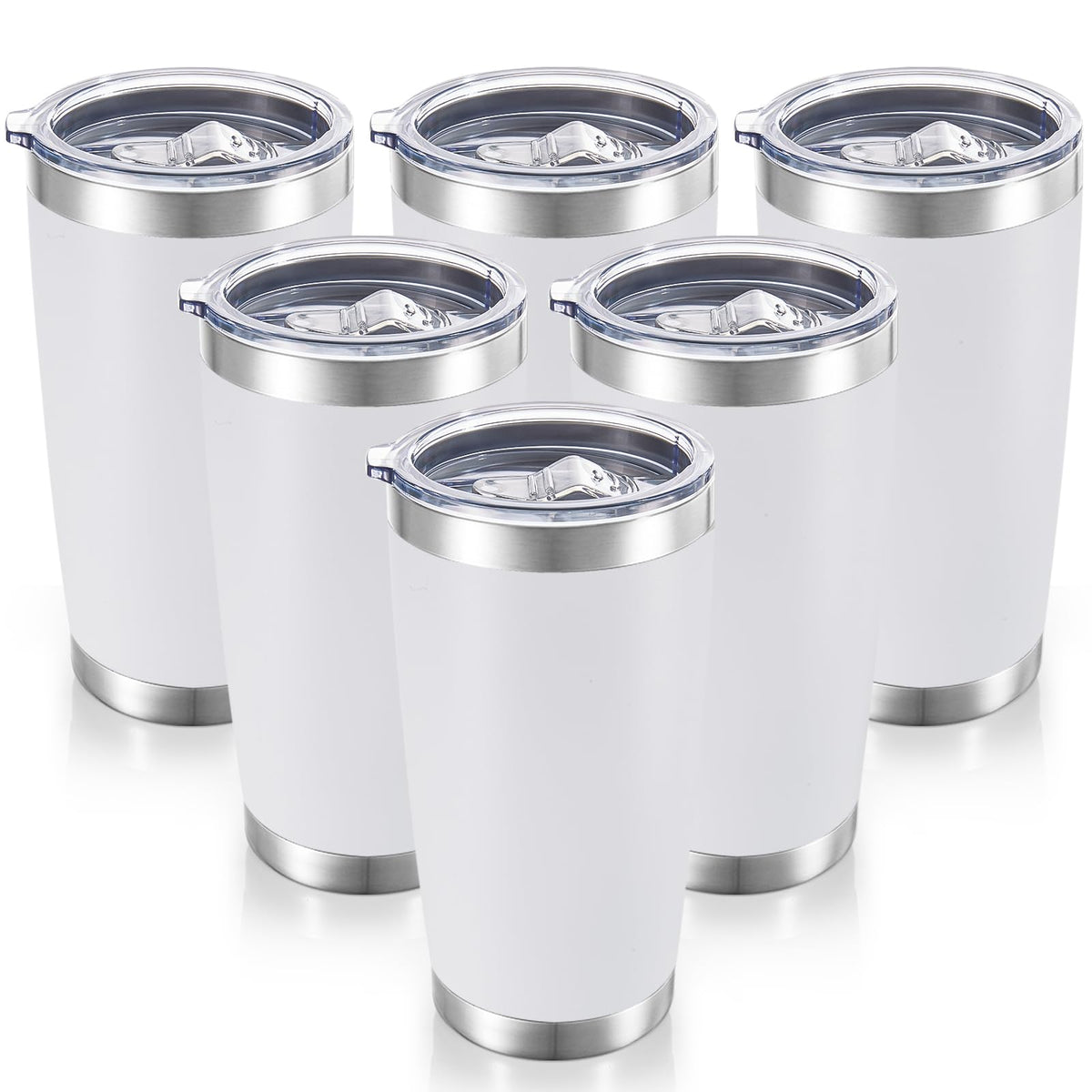 Cool Yoleb 20 oz tumbler with lid close-up shows secure seal for spill-free sipping