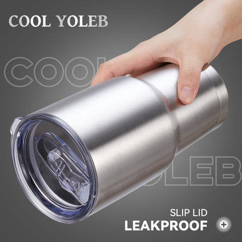 Cool Yoleb 30oz stainless steel body shows durable, rust-resistant construction.