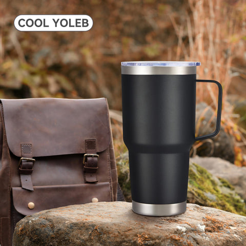 Cool Yoleb leak-proof lid for mess-free sipping.