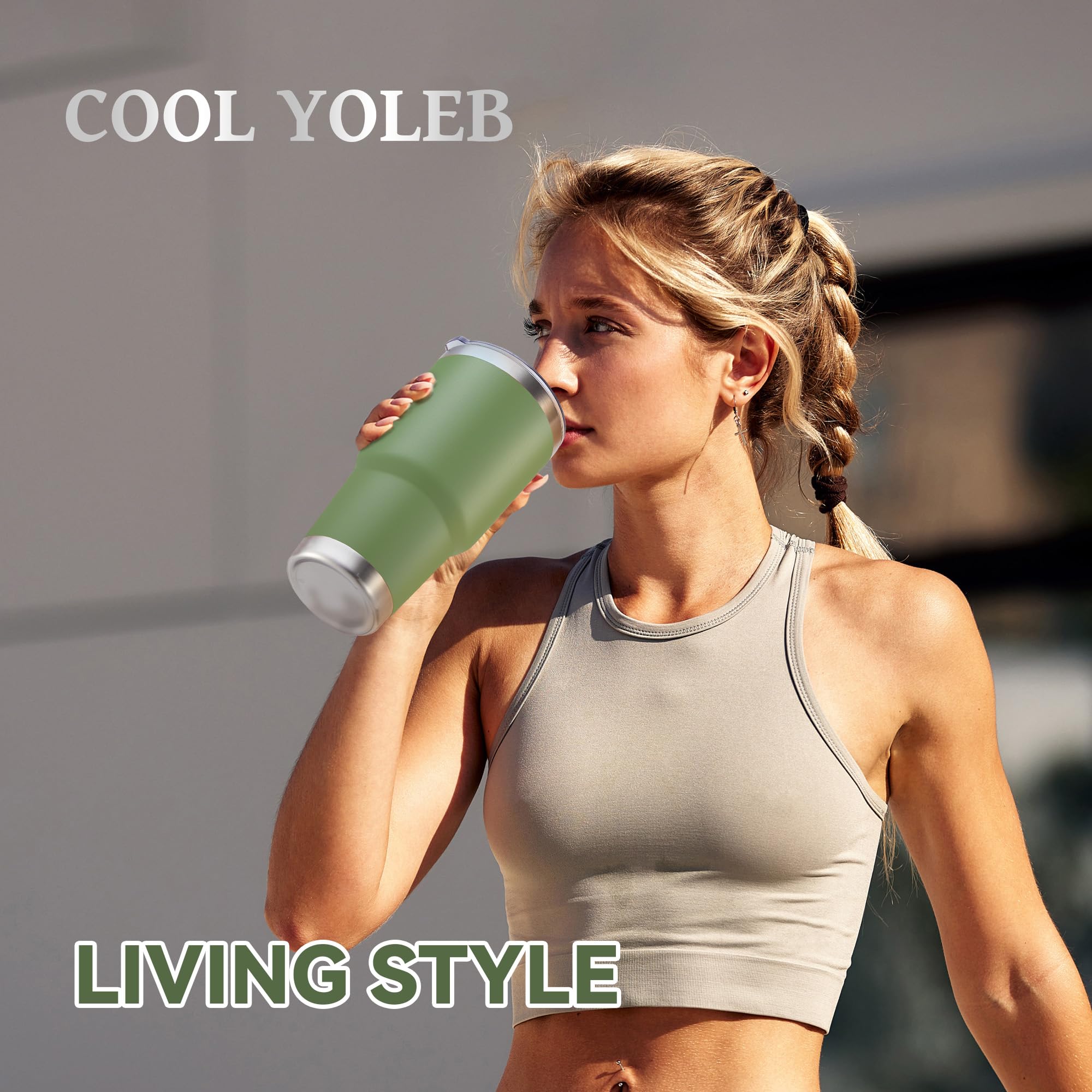 Cool Yoleb leak-proof travel mug keeps beverages sealed during transport