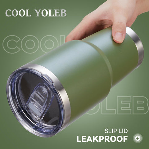 Cool Yoleb stainless steel tumbler is durable and easy to clean