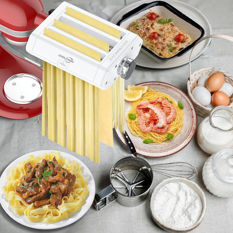 Coolcook spaghetti cutter shaping uniform pasta strands.