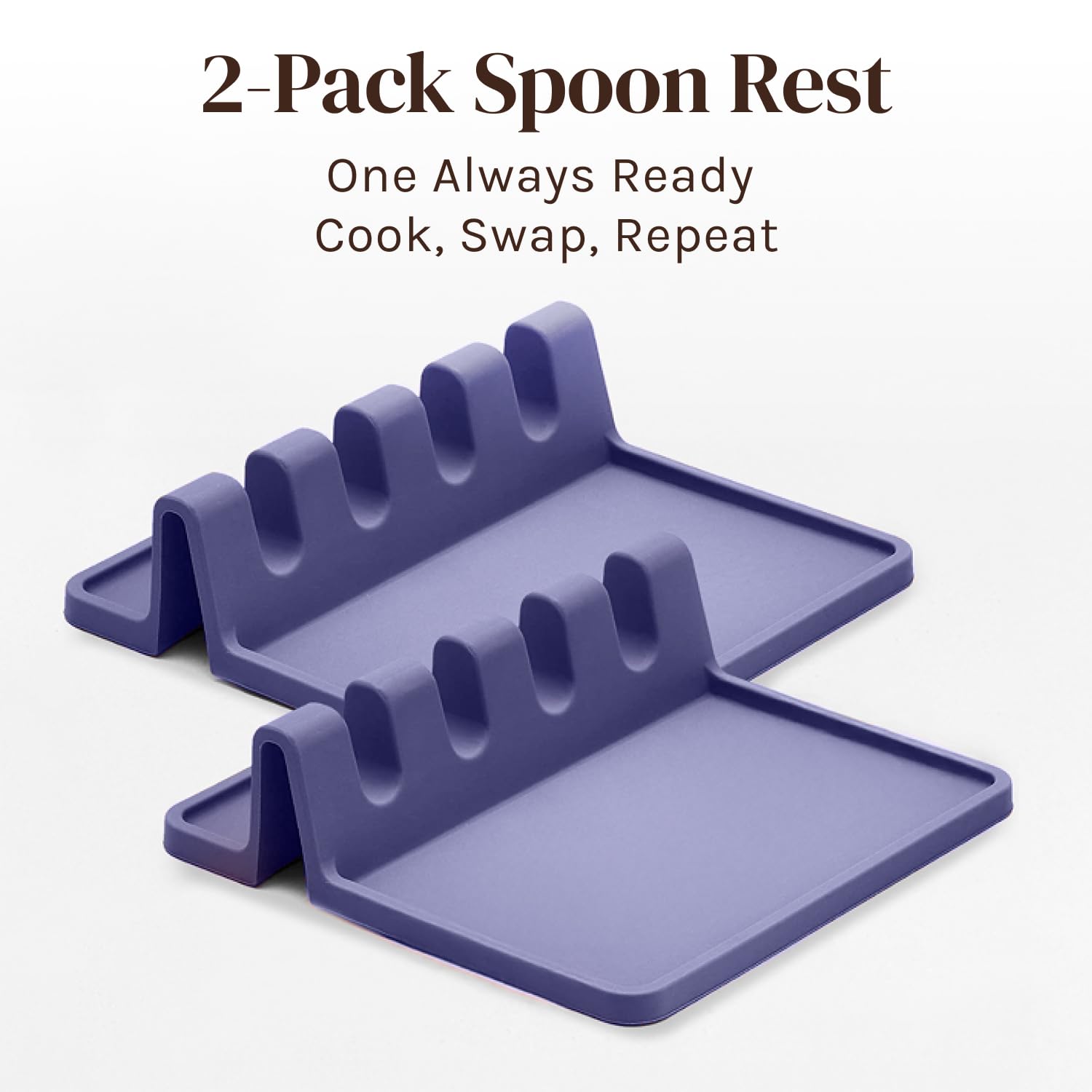 Dishwasher-safe spoon rest from Cooler Kitchen for easy cleanup