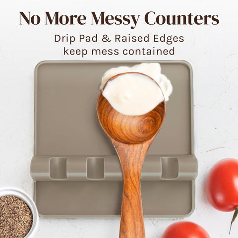 Heat resistant silicone utensil holder from Cooler Kitchen