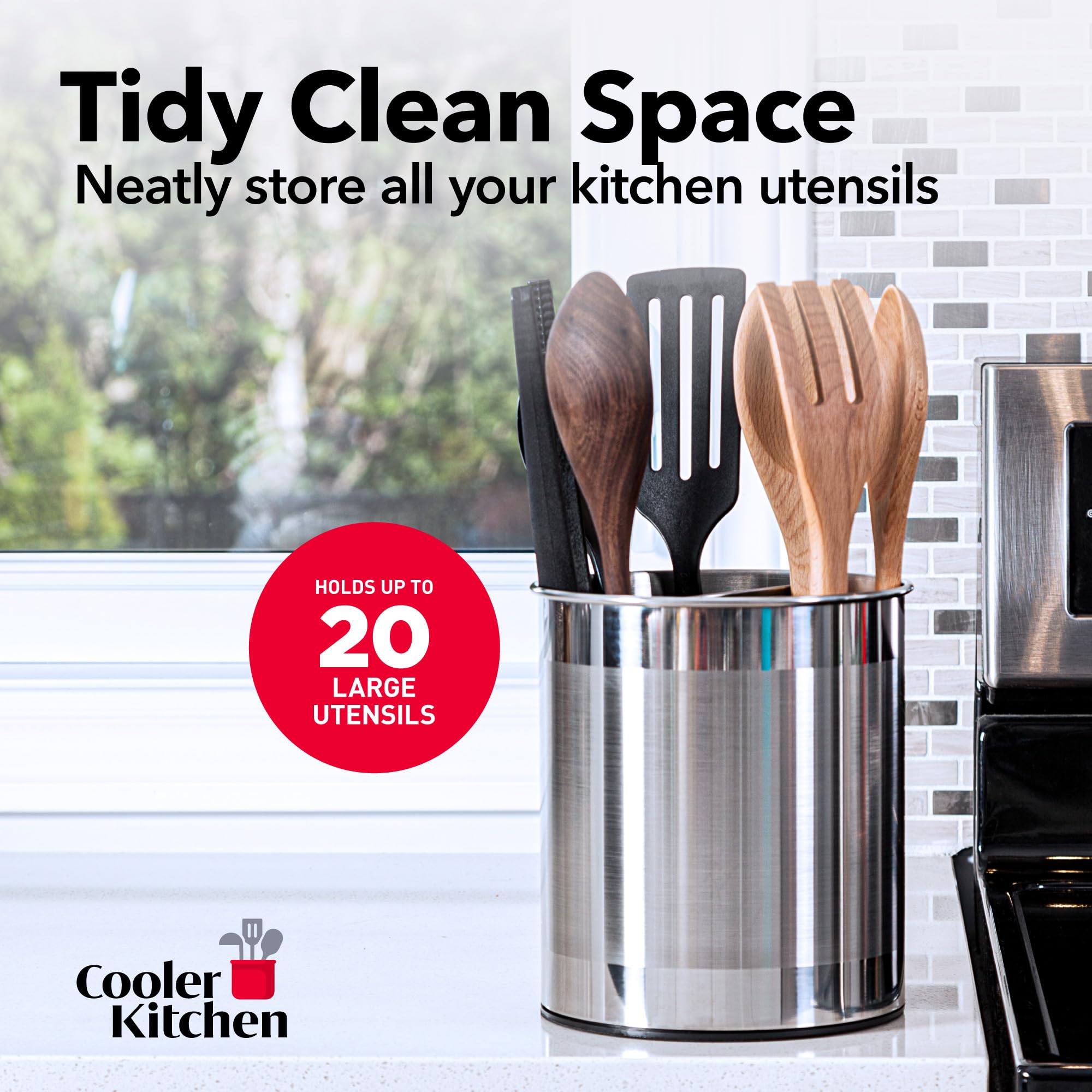 Cooler Kitchen dishwasher-safe design simplifies cleanup after meals.