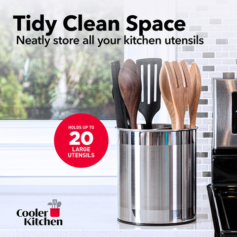 Cooler Kitchen dishwasher-safe design simplifies cleanup after meals.