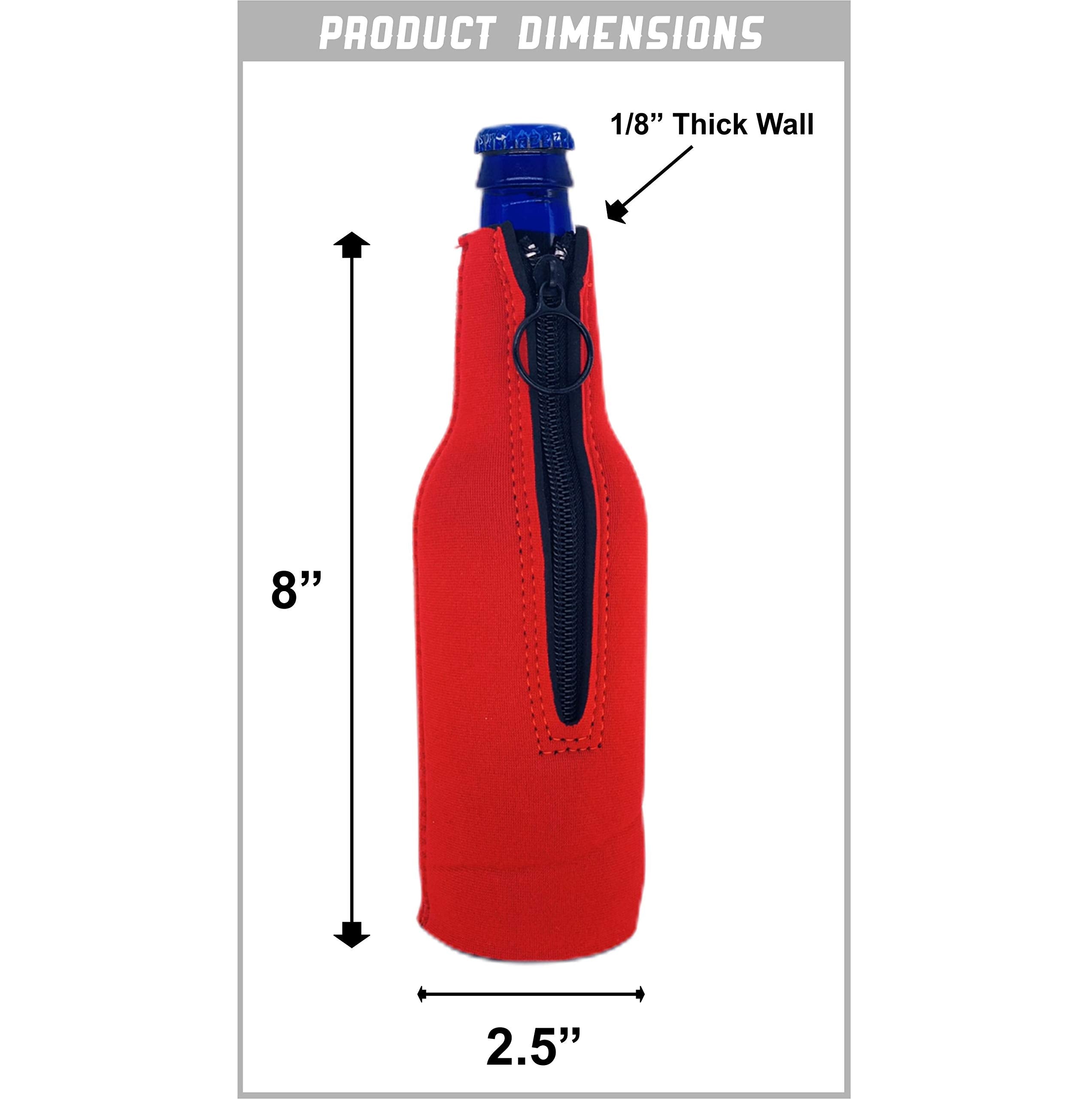 Coolie Junction condensation protection beer bottle coolie reduces moisture risk.