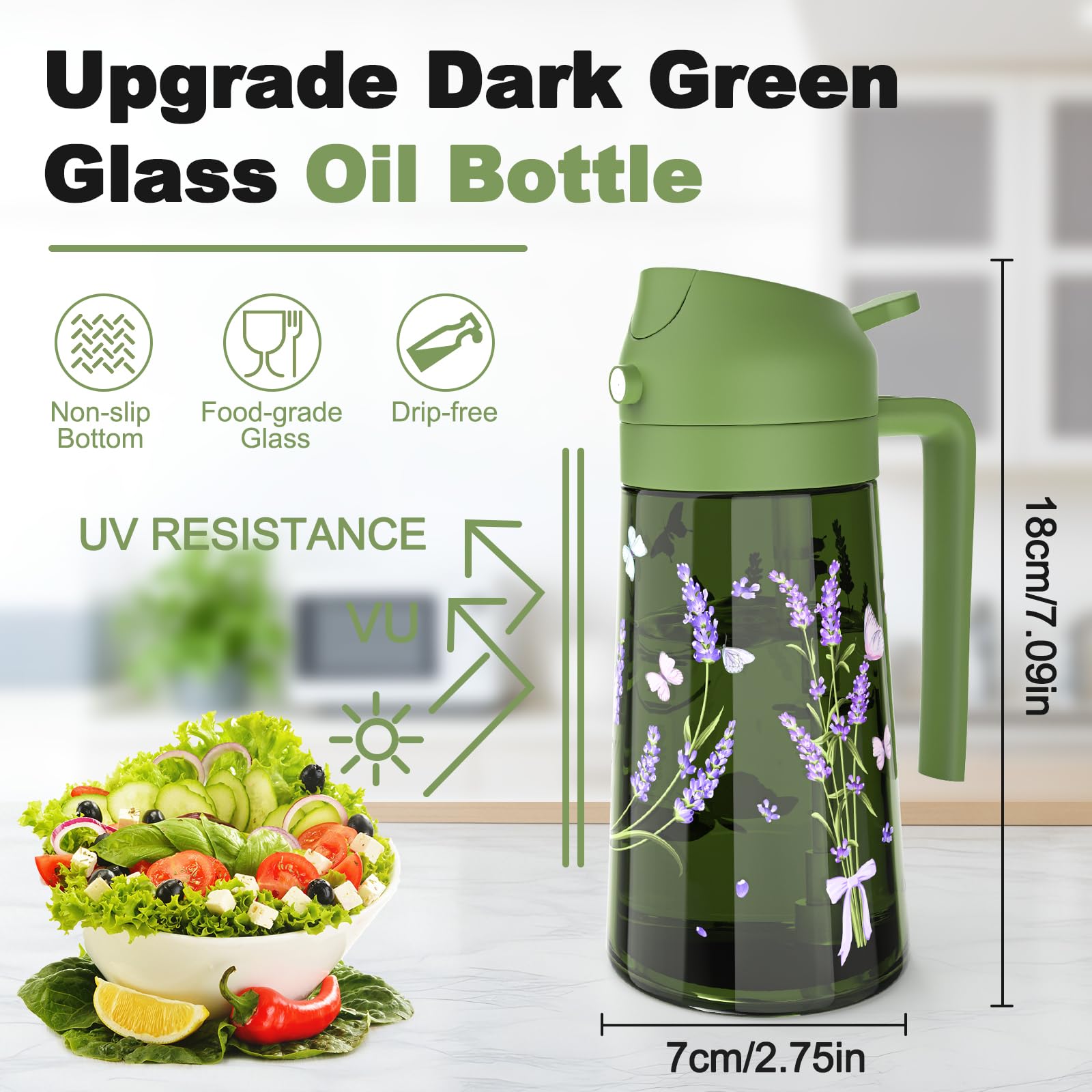 COOLMI anti drip nozzle ensures clean cooking and no mess.