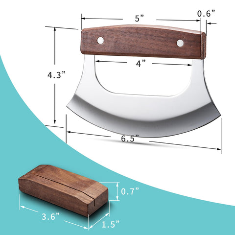 Coowolf Ulu Knife stored and cleaned easily to maintain blade and handle condition.