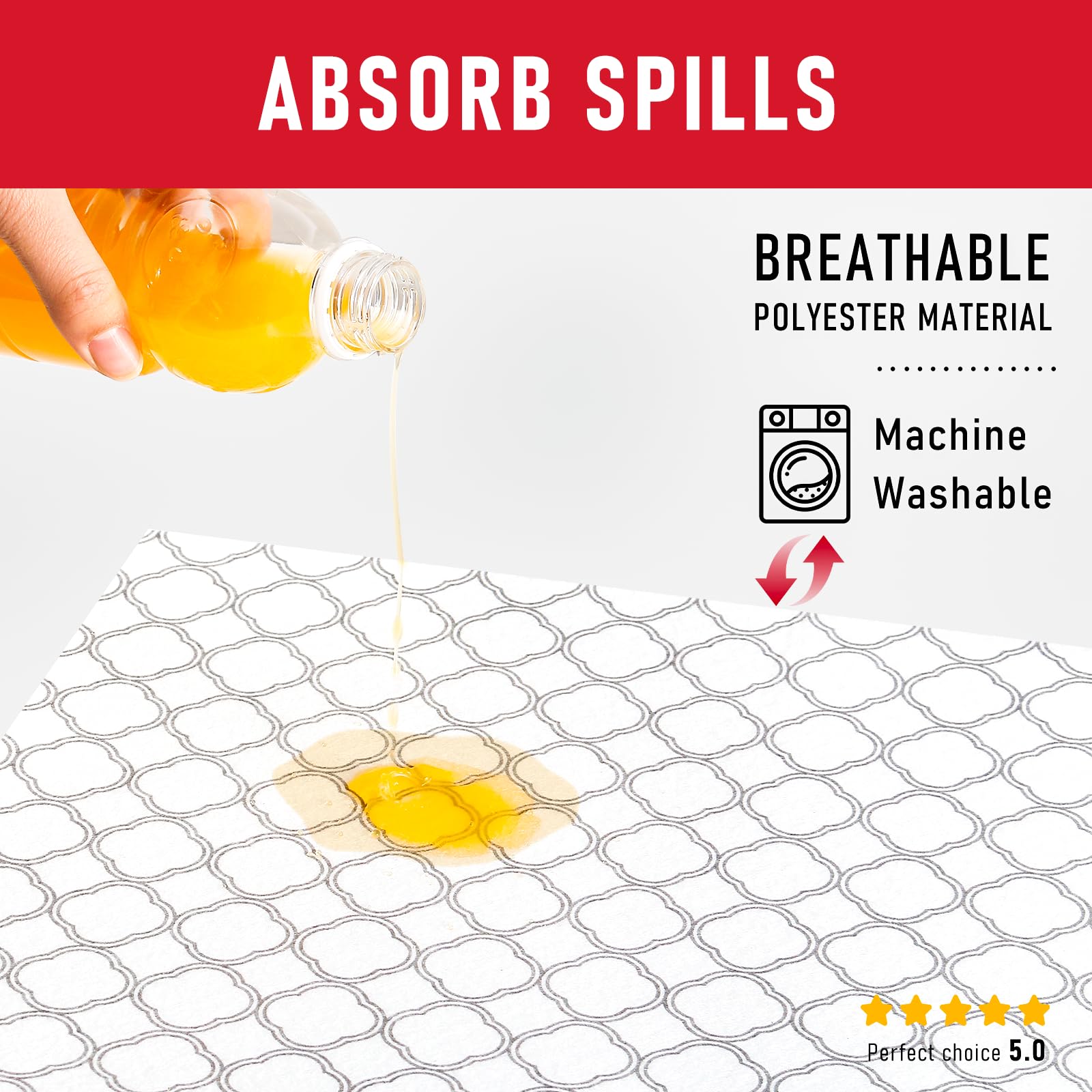 Cooyes BPA-free fridge liners provide safe, durable protection.