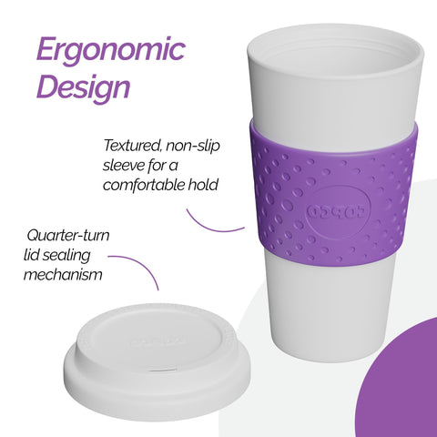 Copco Acadia mug easy-clean design supports dishwasher-safe cleaning.