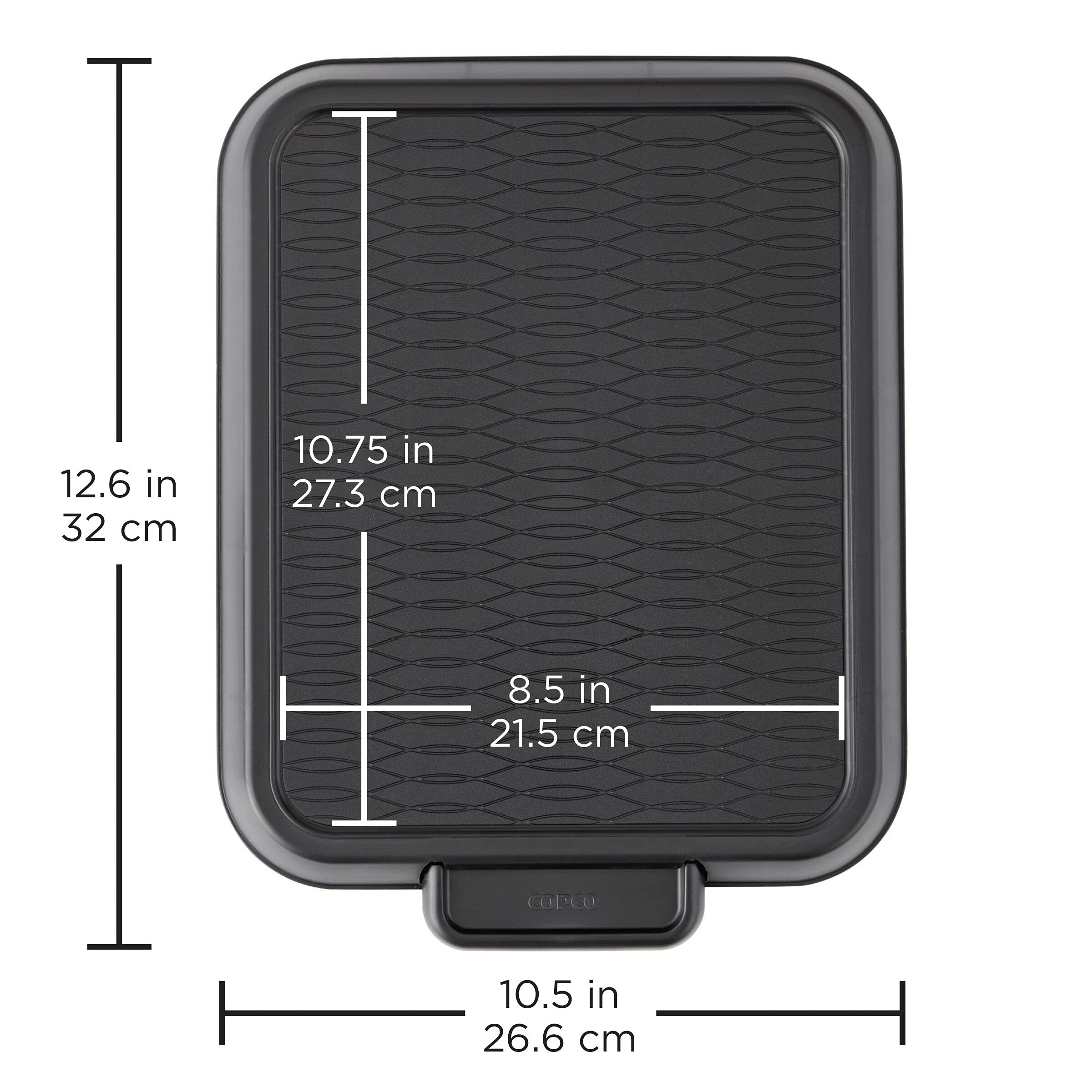 Copco Coffee Cab with non-slip base protects countertops during use.