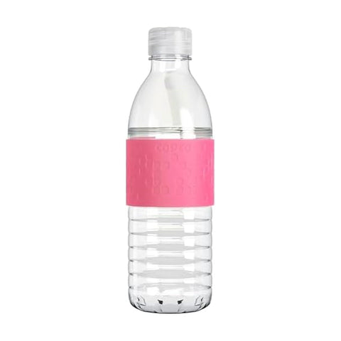 Copco Hydra pink bottle with twist-body refill for quick hydration on the go.
