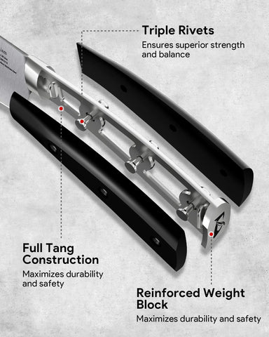 CoquusAid 8-inch bread knife designed for clean crust cuts