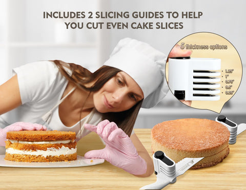CoquusAid rounded-tip-safety-knife helps safe slicing of large loaves.