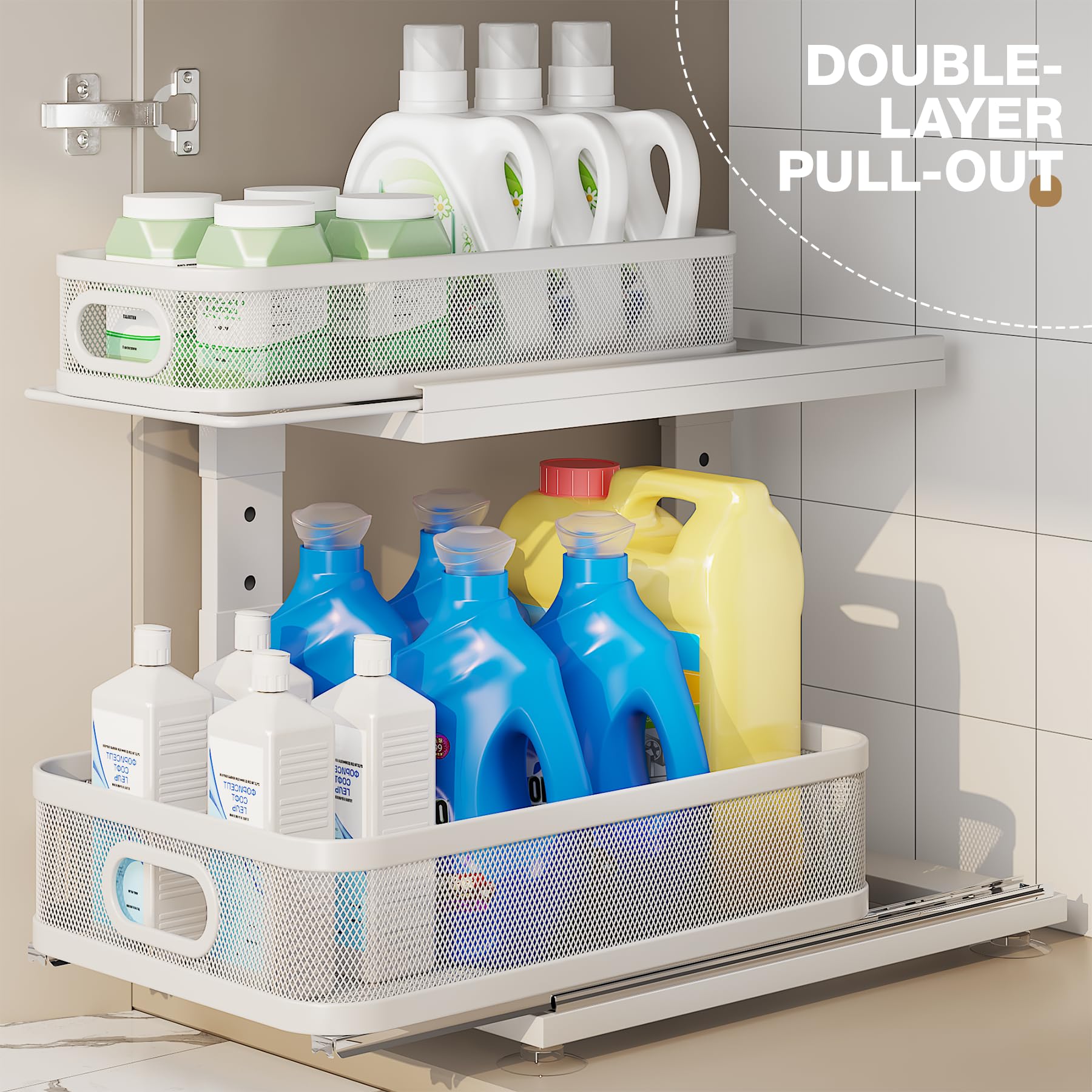 Corbyles height-adjustable shelf with five levels for versatile storage