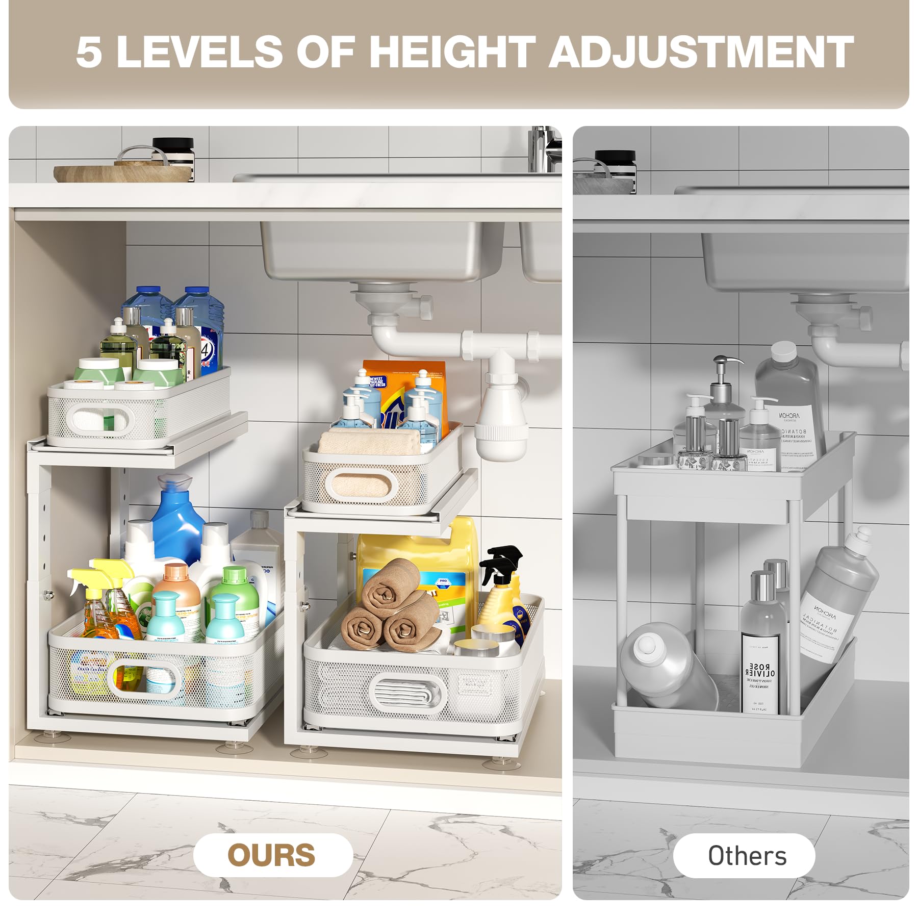 Corbyles two-pack packaging view showing two organizers in the set