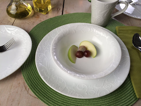 Corelle Bella Faenza made in USA with trusted Corning craftsmanship.