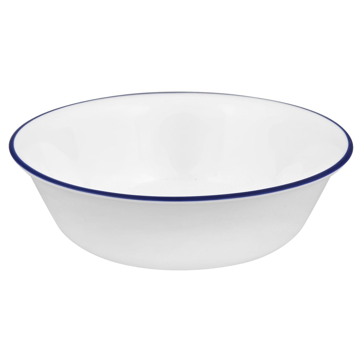 Corelle Livingware Ocean Blues 18oz bowl with deep azure rim, ideal for soups and cereals