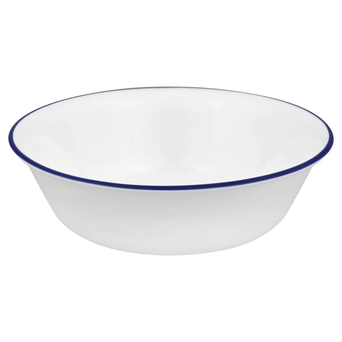 Corelle Livingware Ocean Blues 18oz bowl with deep azure rim, ideal for soups and cereals