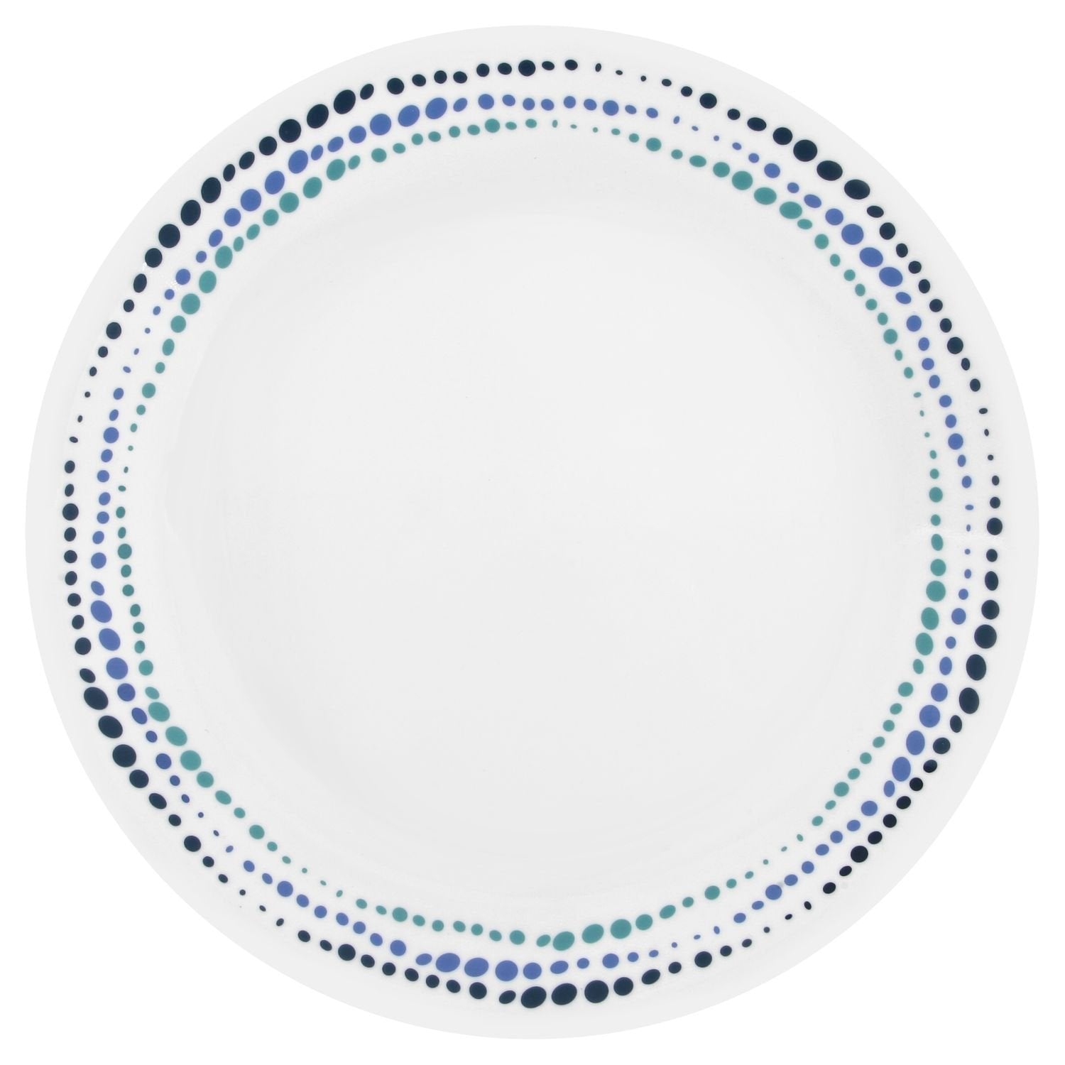Corelle Ocean Blues dinner plate 10.25 inch, durable and lightweight for everyday meals.
