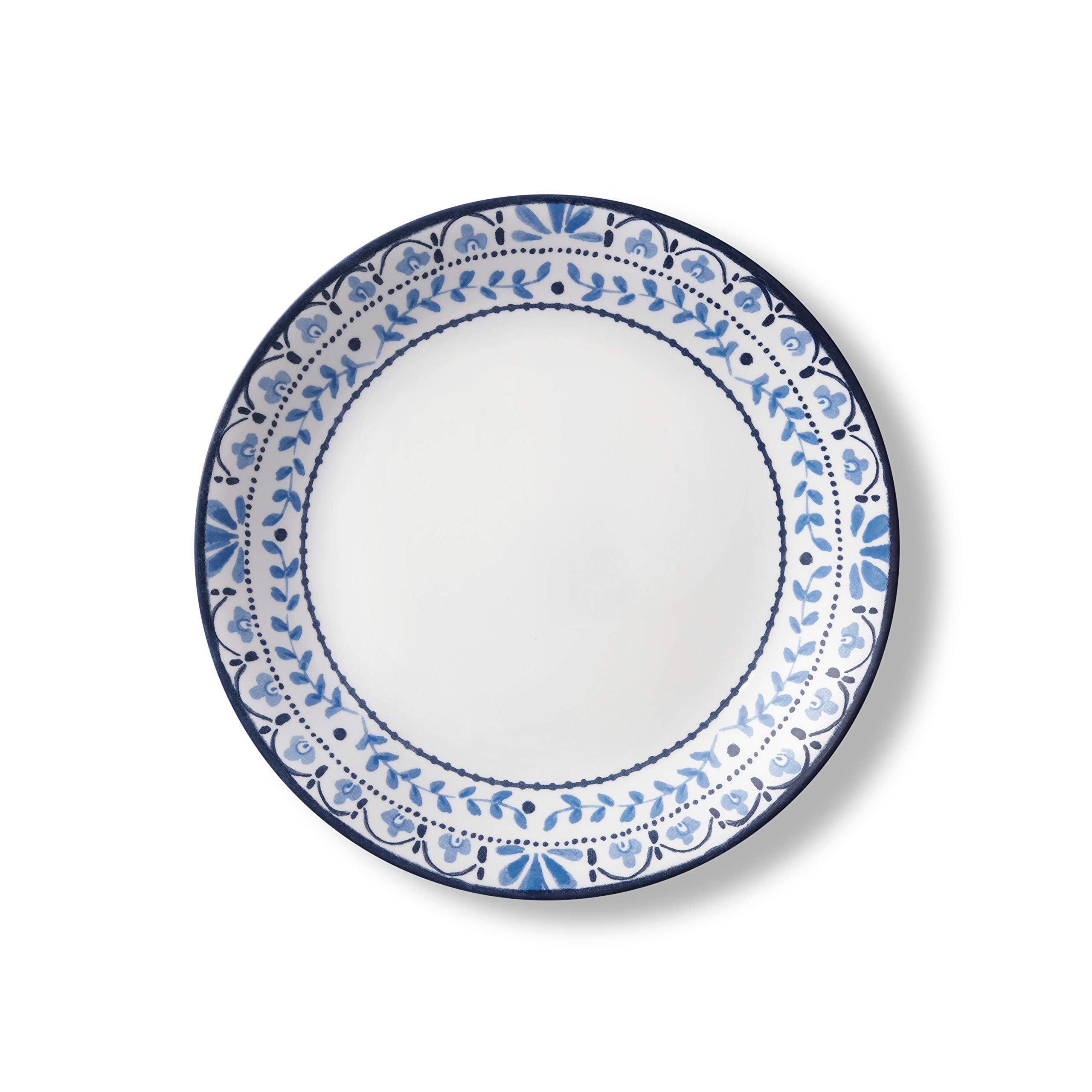 Corelle Portofino blue tile motif detail adds a touch of coastal elegance.