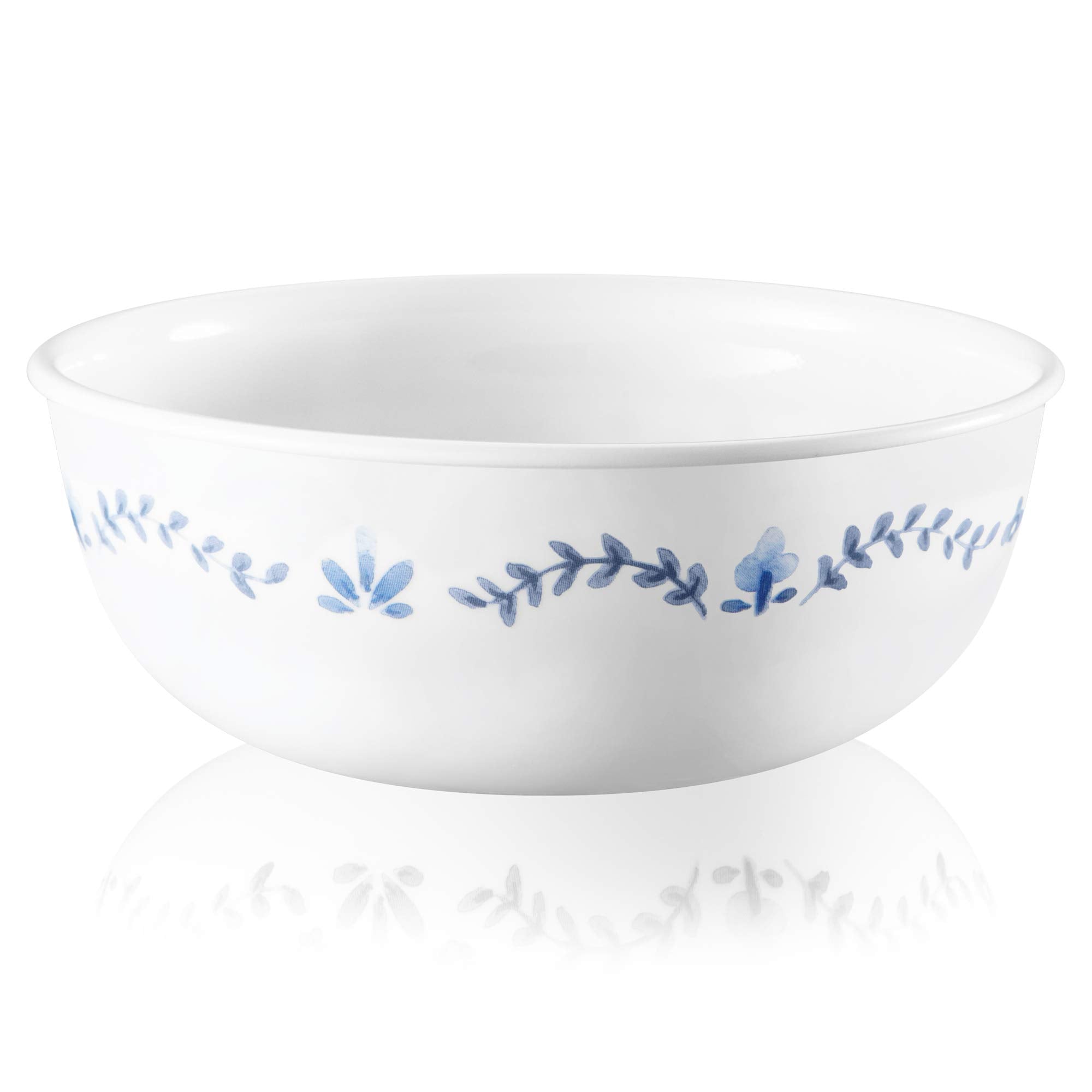 Corelle Portofino pattern detail resembling tile work for a seaside table setting.