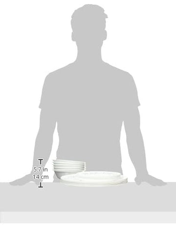 Corelle Vitrelle appetizer plates showing compact design for easy stacking