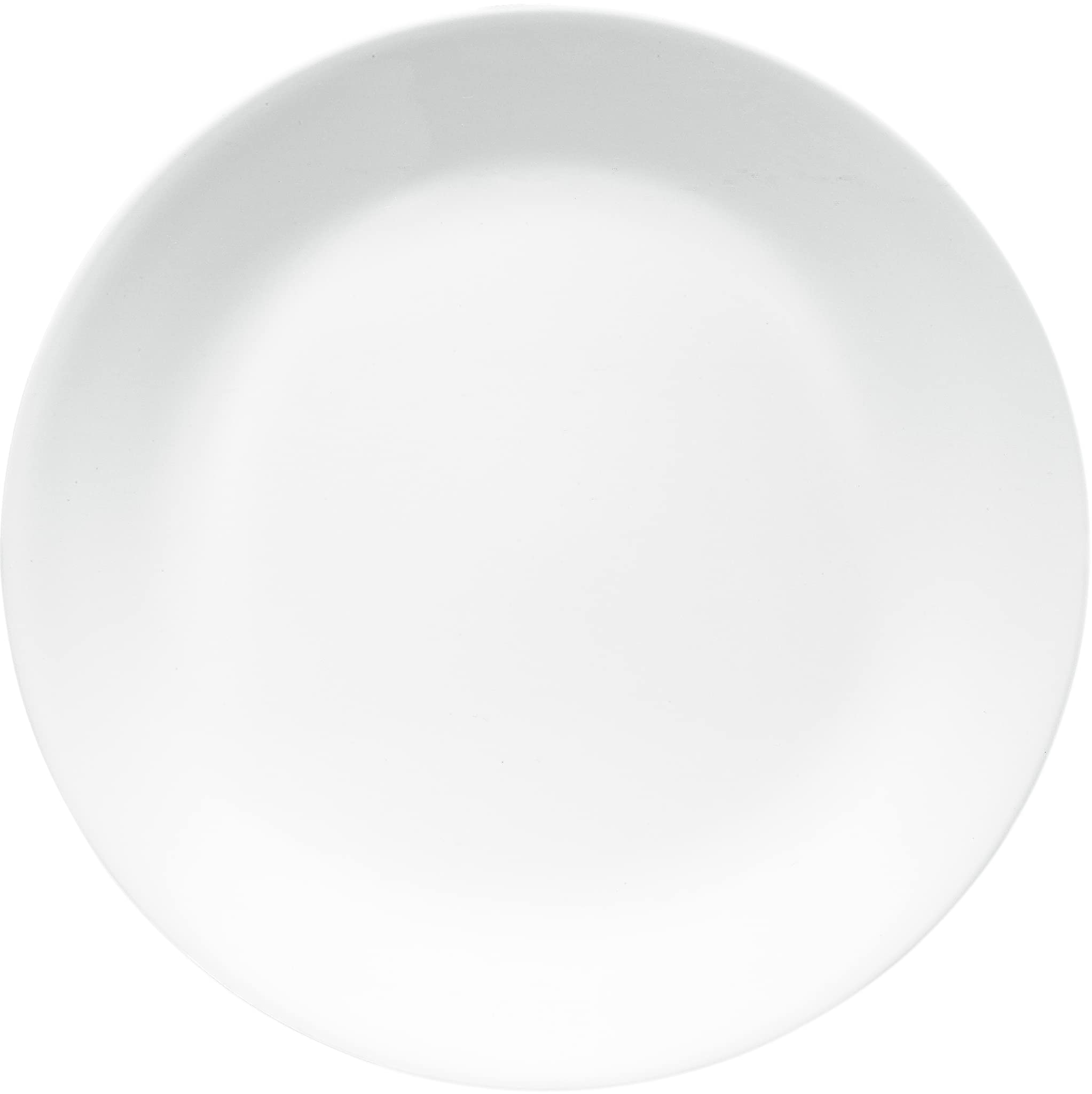 Corelle Vitrelle 8.5-inch winter frost white plate for everyday use.