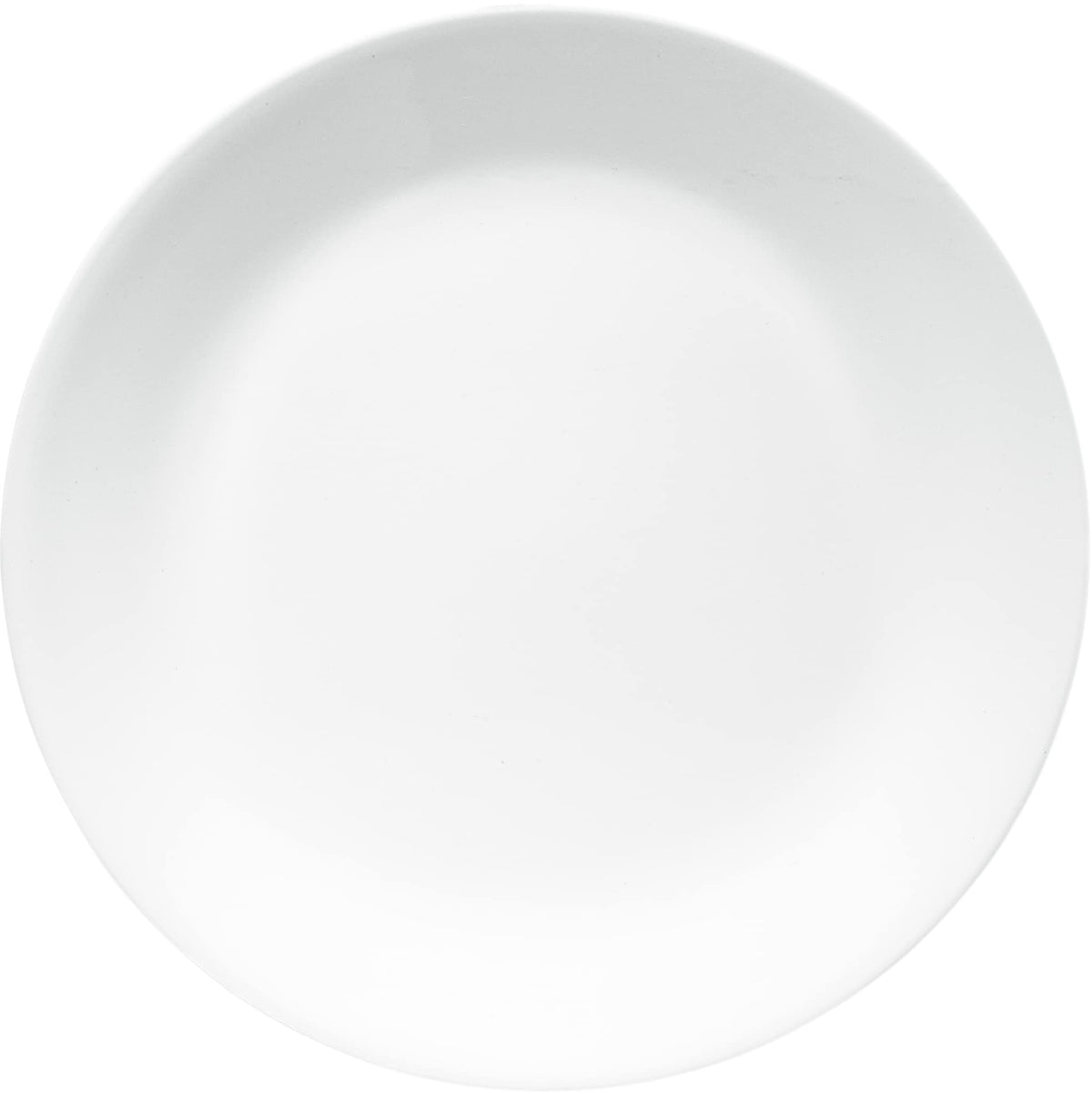 Corelle Vitrelle 8.5-inch winter frost white plate for everyday use.