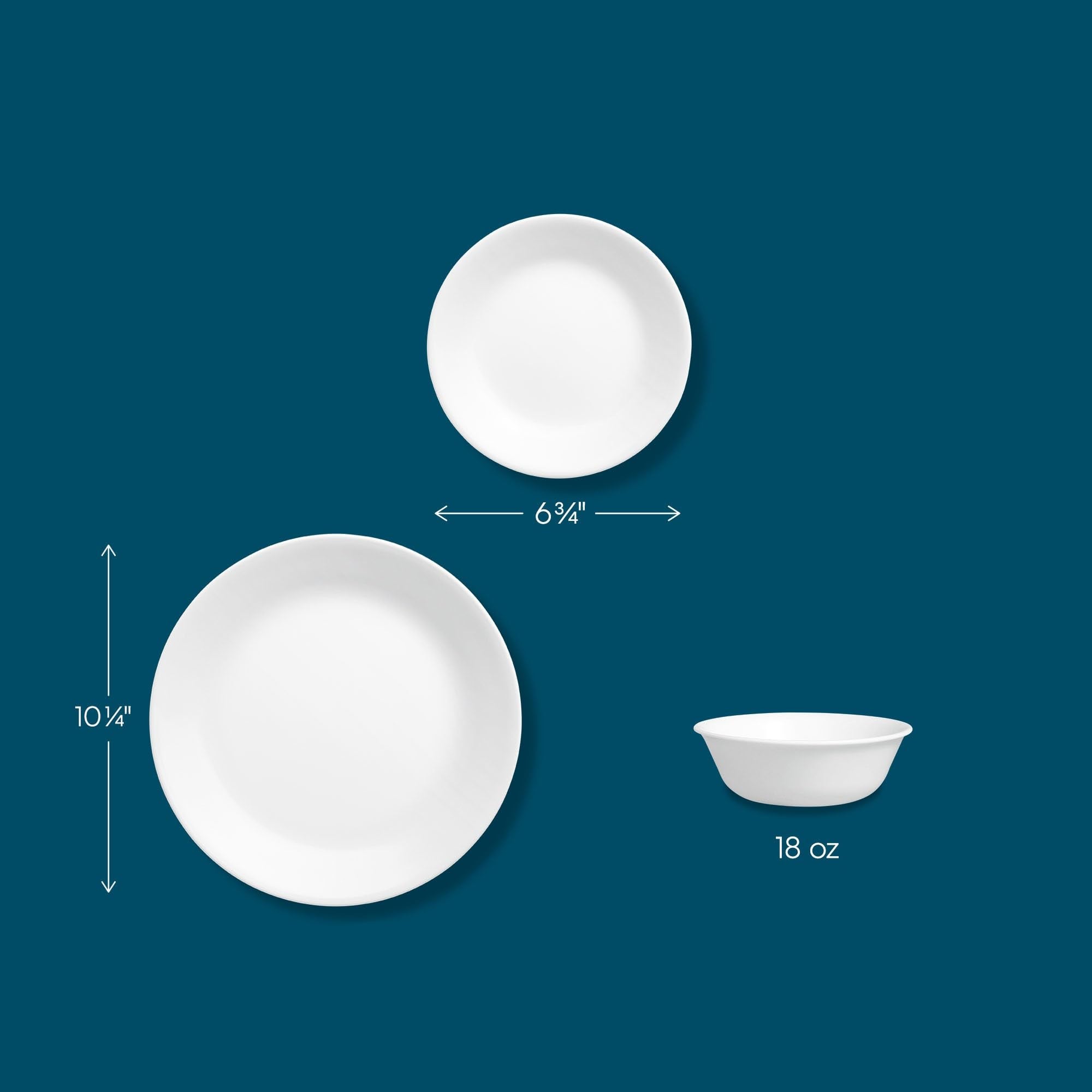 Corelle Vitrelle triple-layer glass resists chips and cracks in daily use