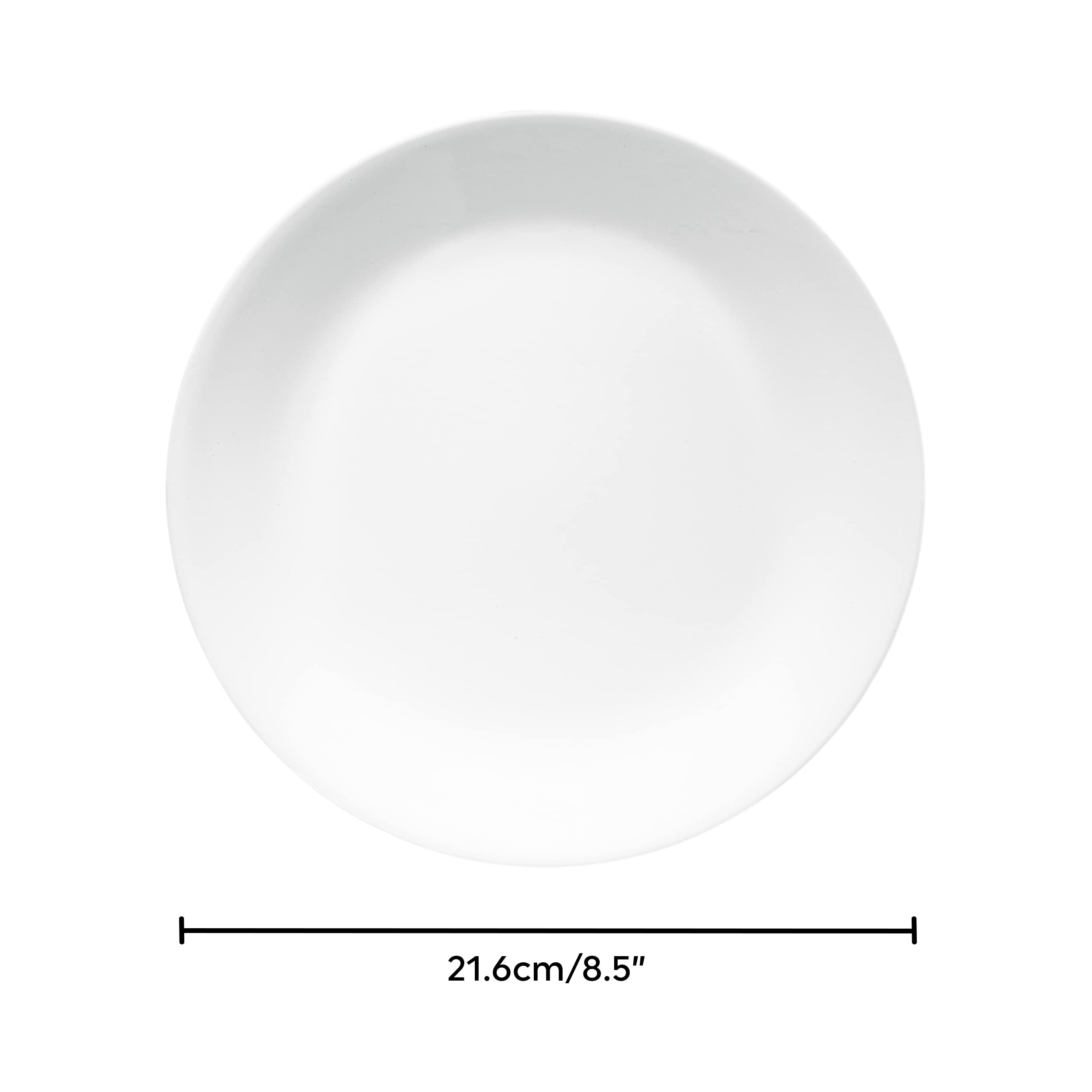 Corelle Vitrelle close-up edge shows crystal-clear glass and durability.