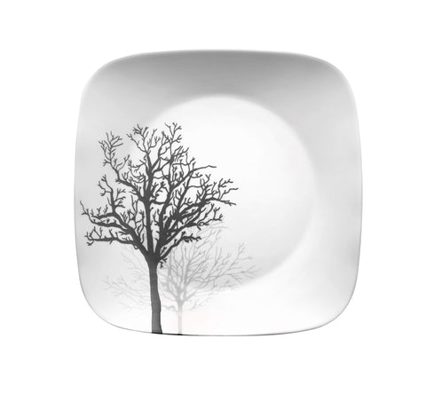 Corelle Vitrelle Timber Shadows smooth non-porous surfaces for easy cleaning