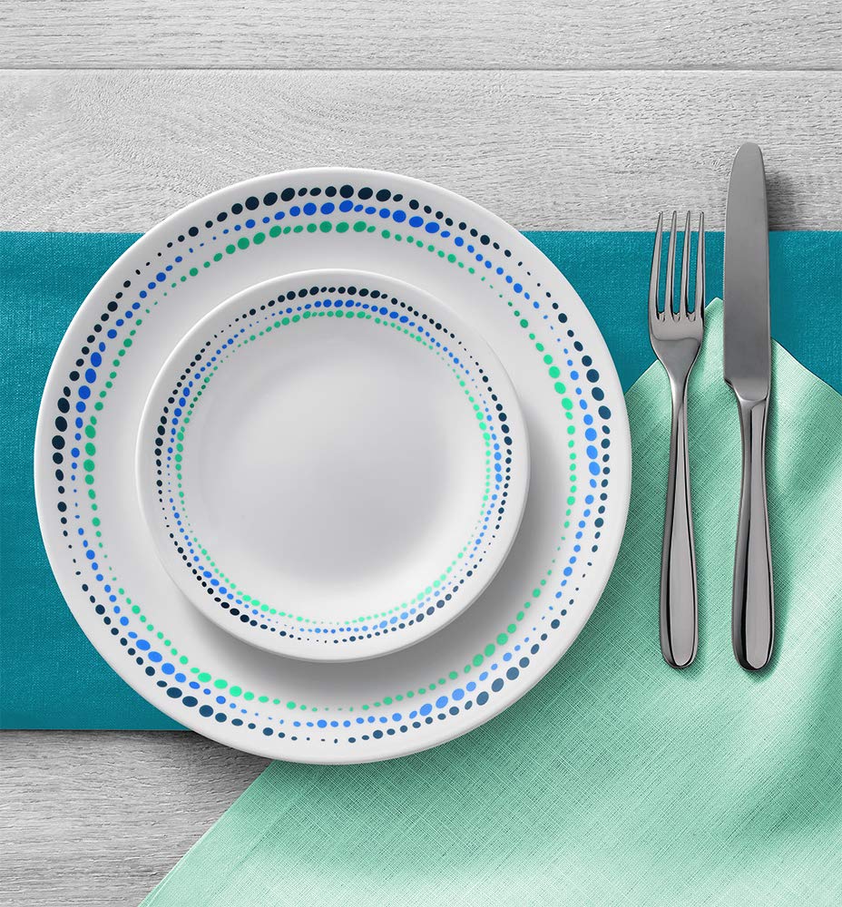 Corelle Vitrelle soup bowls, microwave safe and durable.