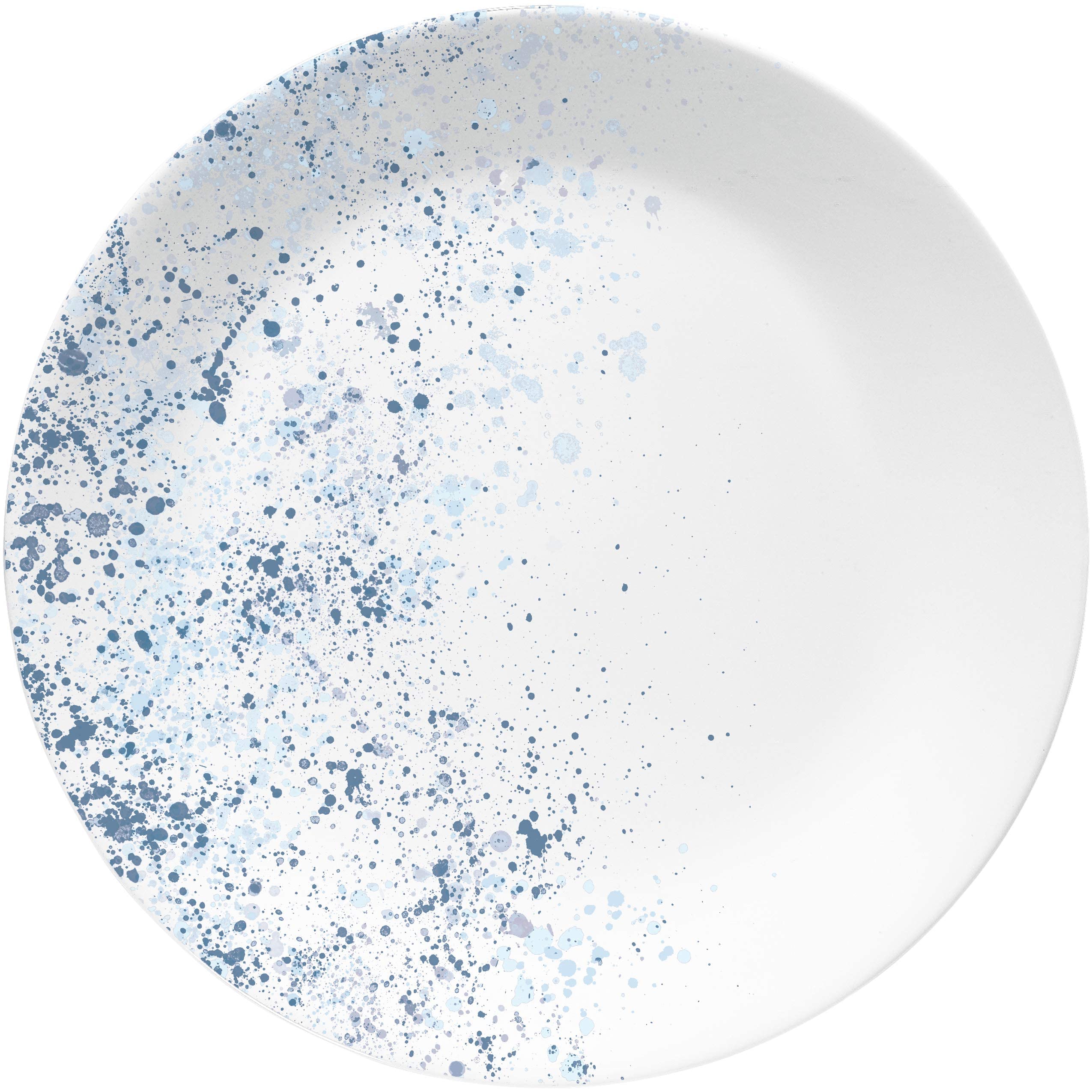 Stackable Corelle Vitrelle design saves cabinet space.