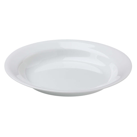 Corelle Winter Frost White 15oz rimmed soup bowl set of 6, chip resistant and dishwasher safe.