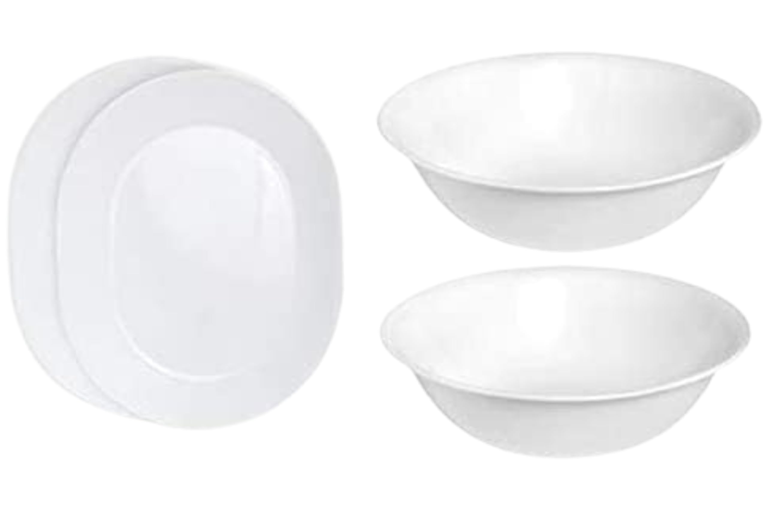 Corelle Winter Frost White platter for stylish serving.