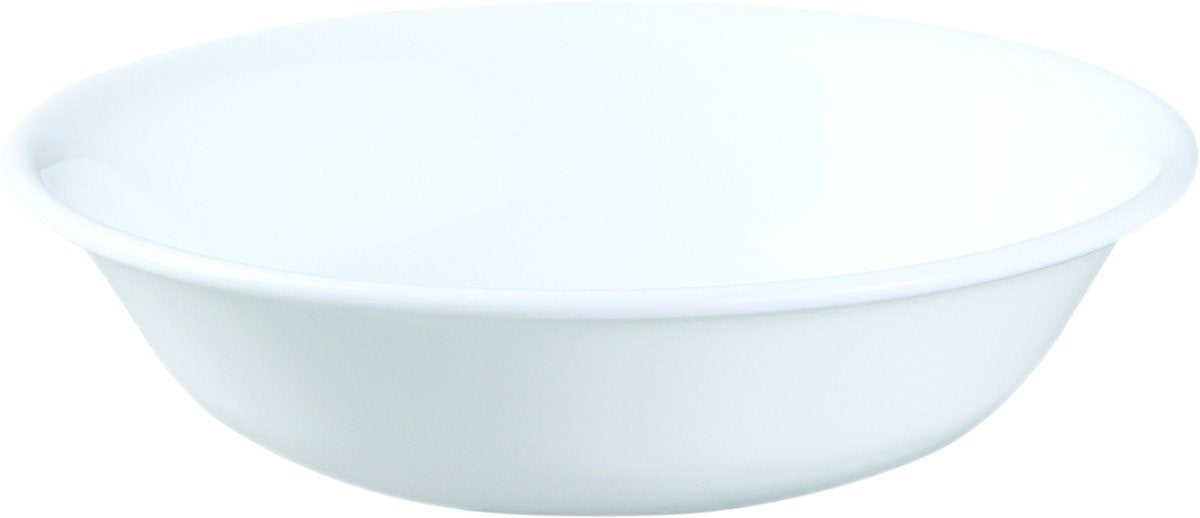 Corelle Winter Frost White dessert bowls 10 oz each, ideal for desserts and small portions.