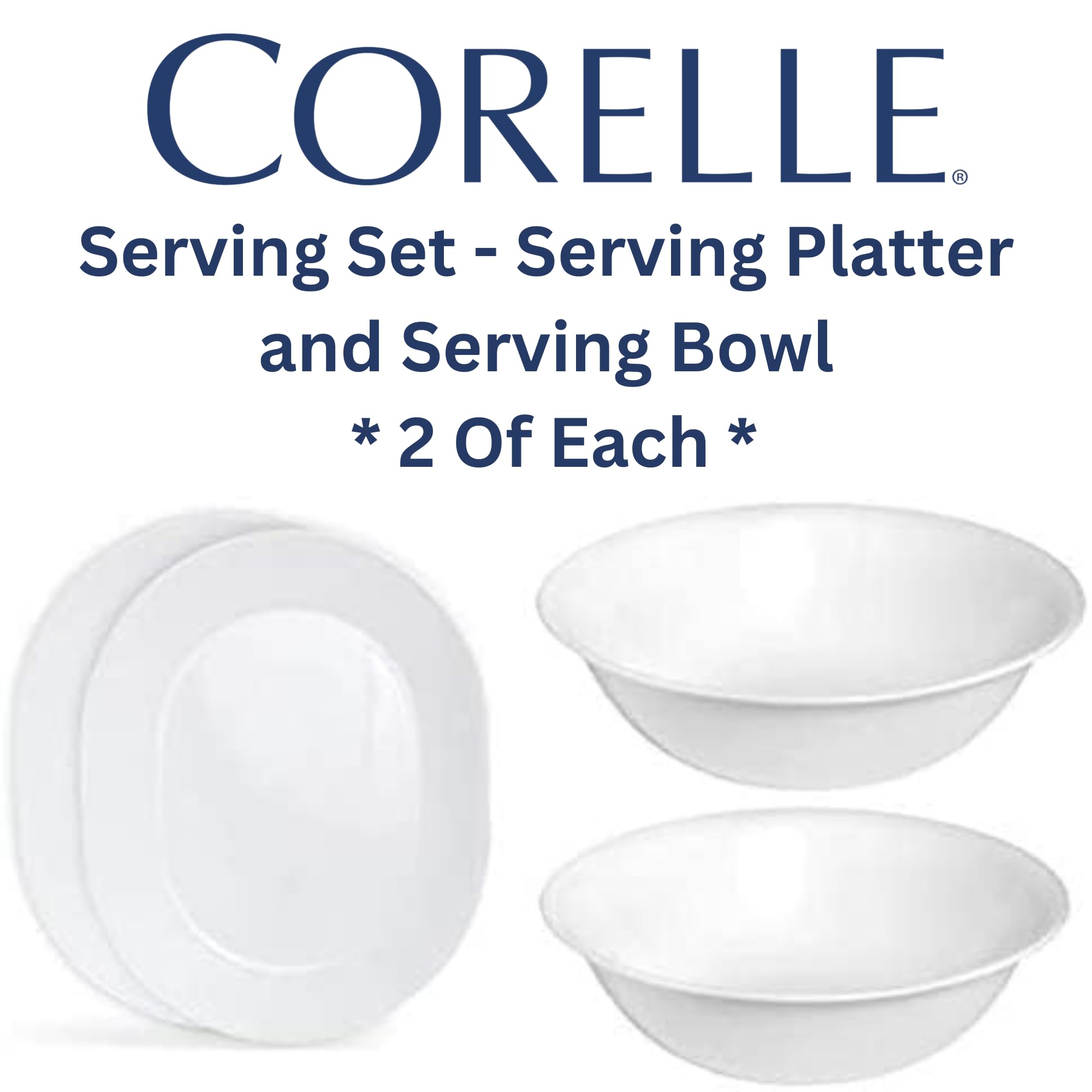 Corelle Winter Frost White table-ready display for gatherings.
