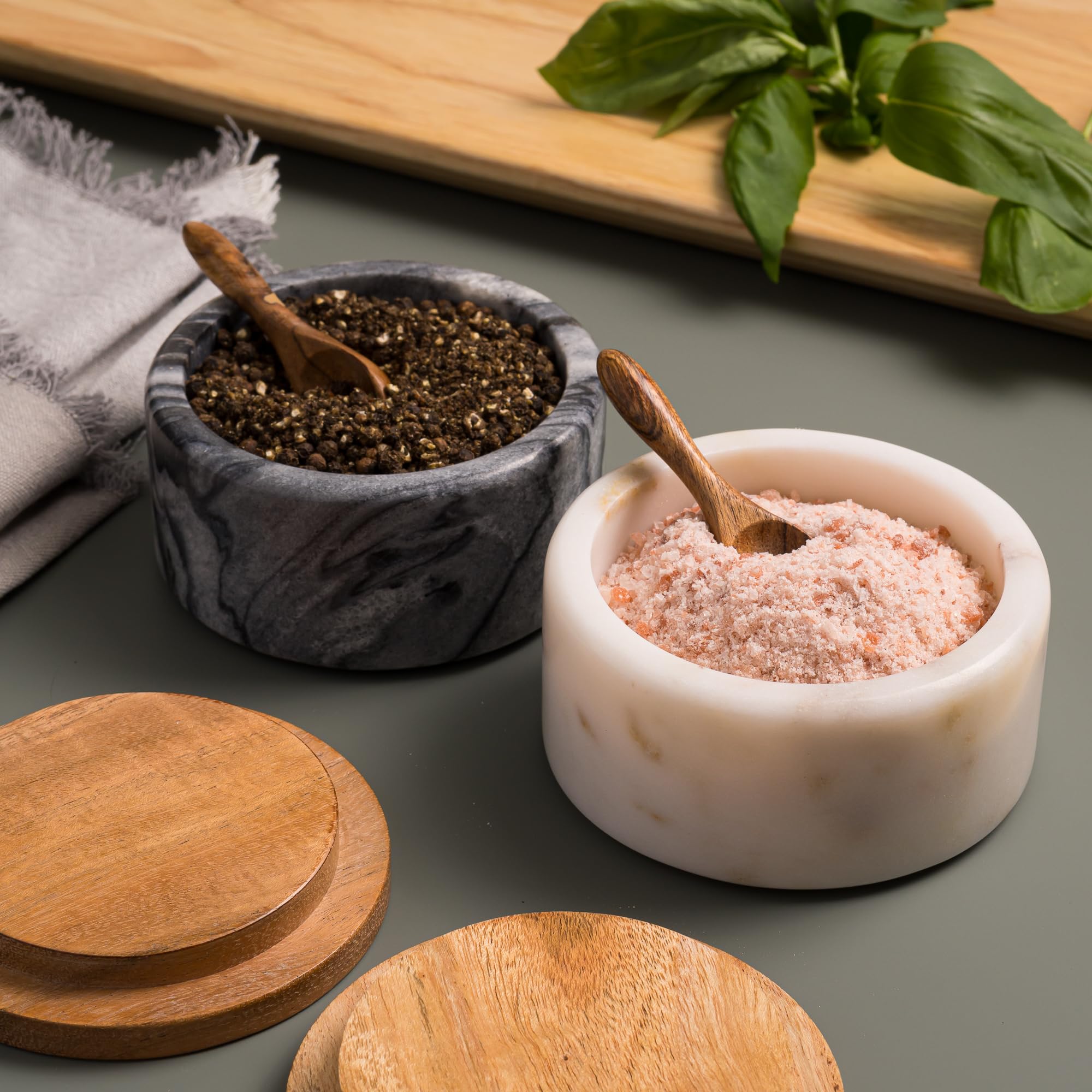 Cork & Mill wide 4-inch bowls ready for pinching or scooping
