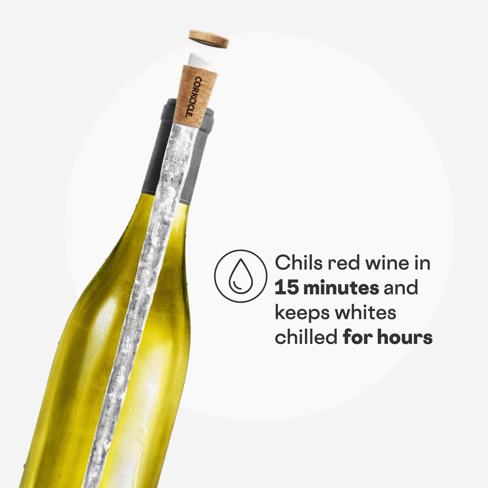 Corkcicle Air chills white wine to the perfect serving temperature