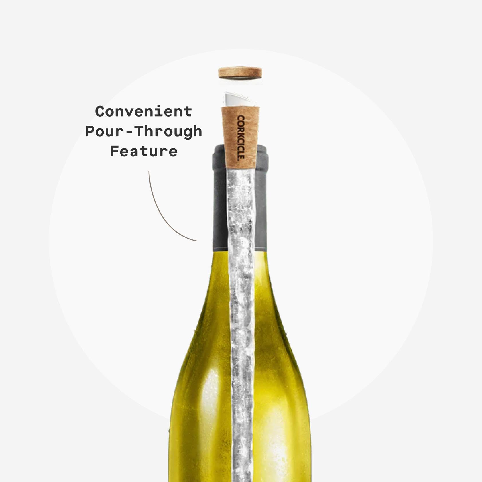 Corkcicle Air freezes for 90 minutes to ready wine