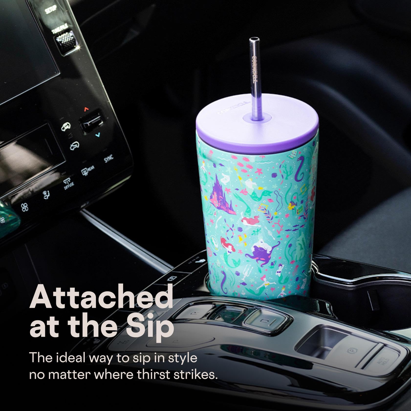 Corkcicle ceramic-coated straw delivers smooth sipping from any angle