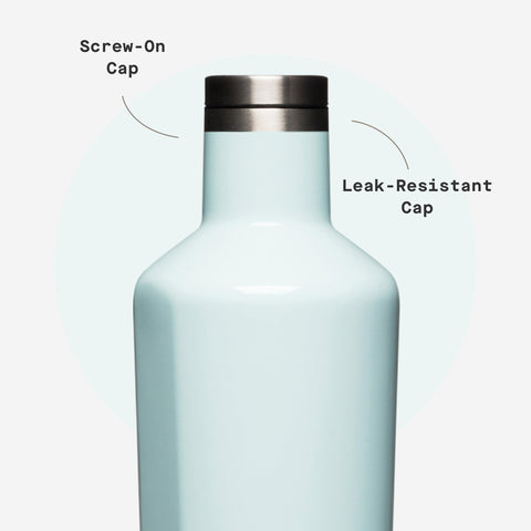 Corkcicle Classic Canteen cupholder-friendly design fits car holders