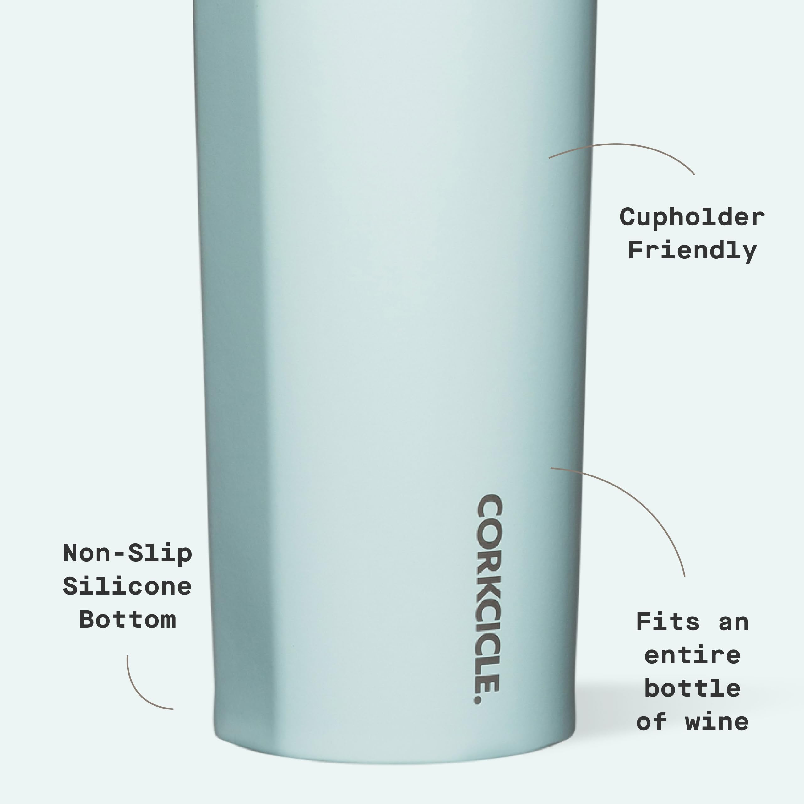 Corkcicle Classic Canteen thermal performance stays cold or hot for hours