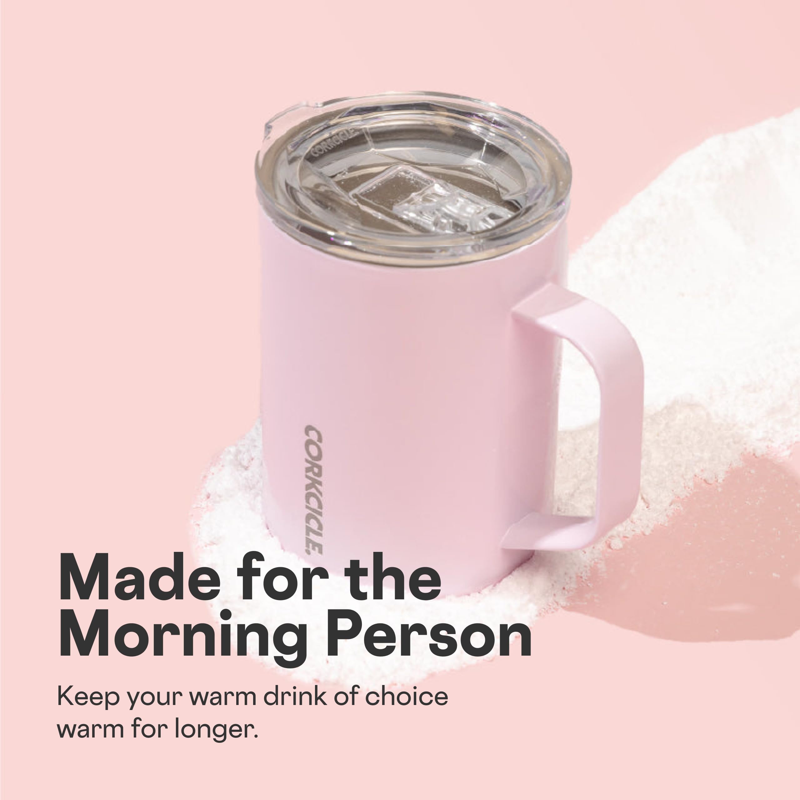 Corkcicle Classic Coffee Mug dishwasher-safe for quick, easy cleanup.