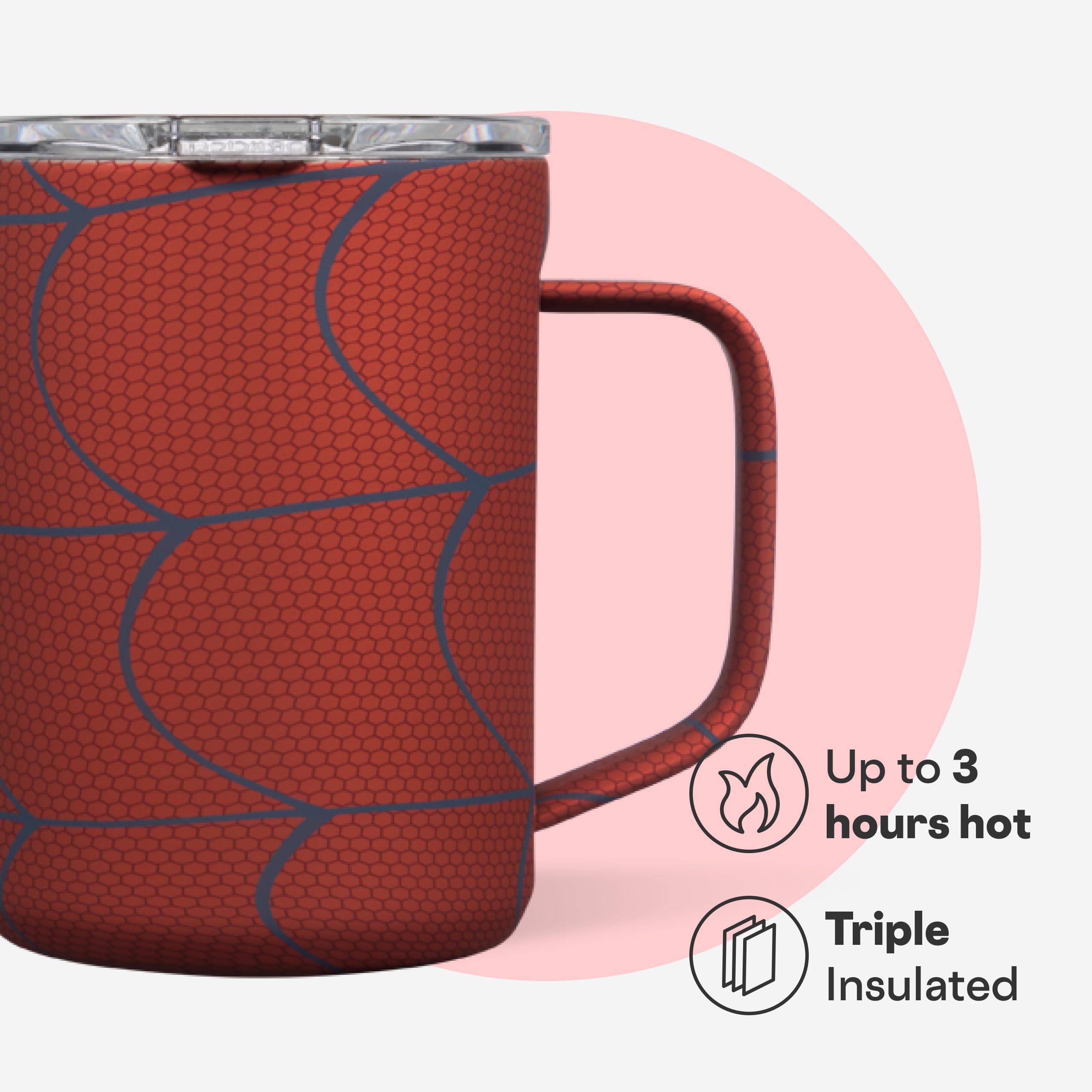 Corkcicle Classic mug sliding lid showcases shatter-proof design