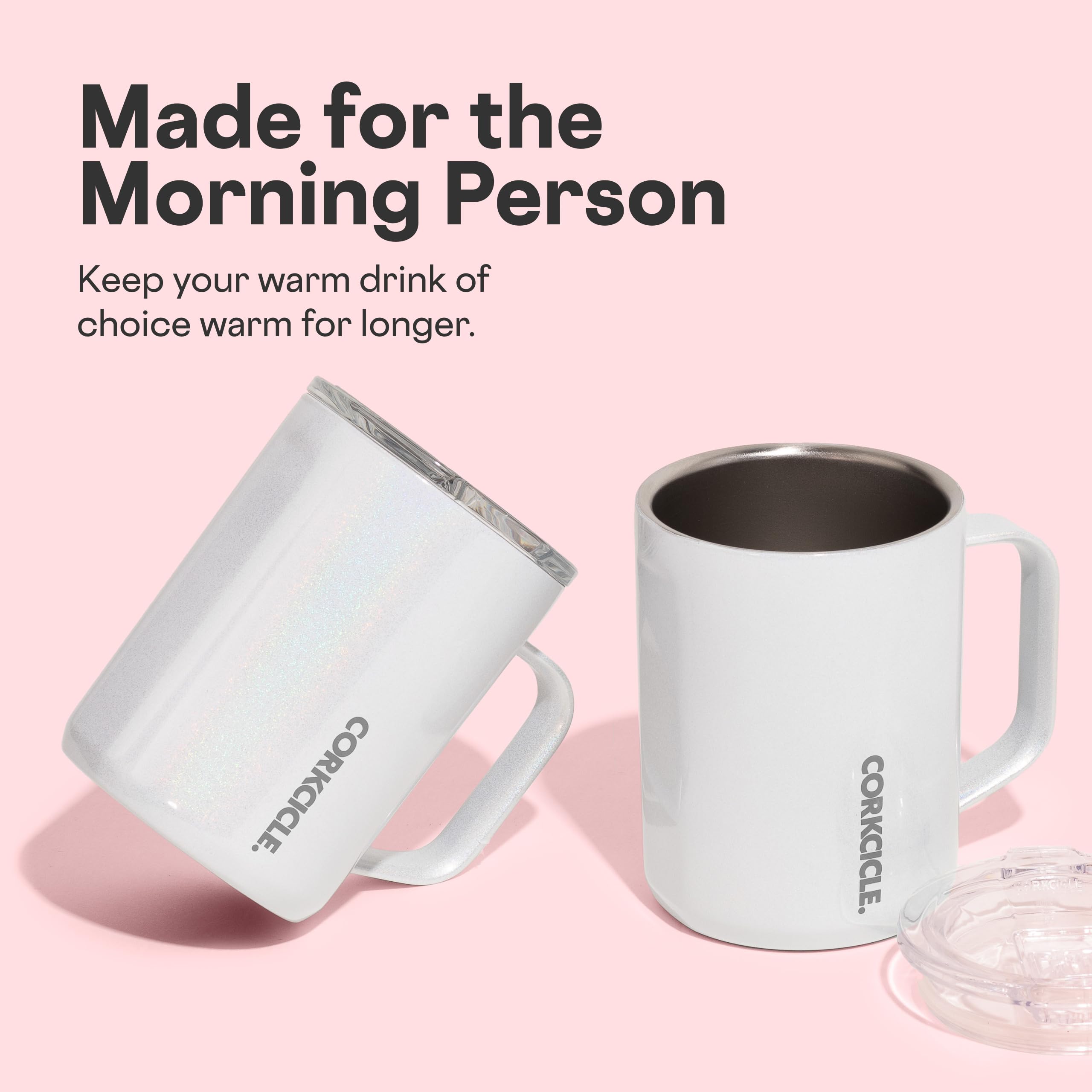 Corkcicle Classic Coffee Mug ready for travel, work, or home use