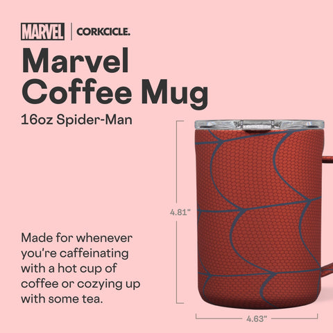 Corkcicle mug triple insulation keeps coffee hot during commutes