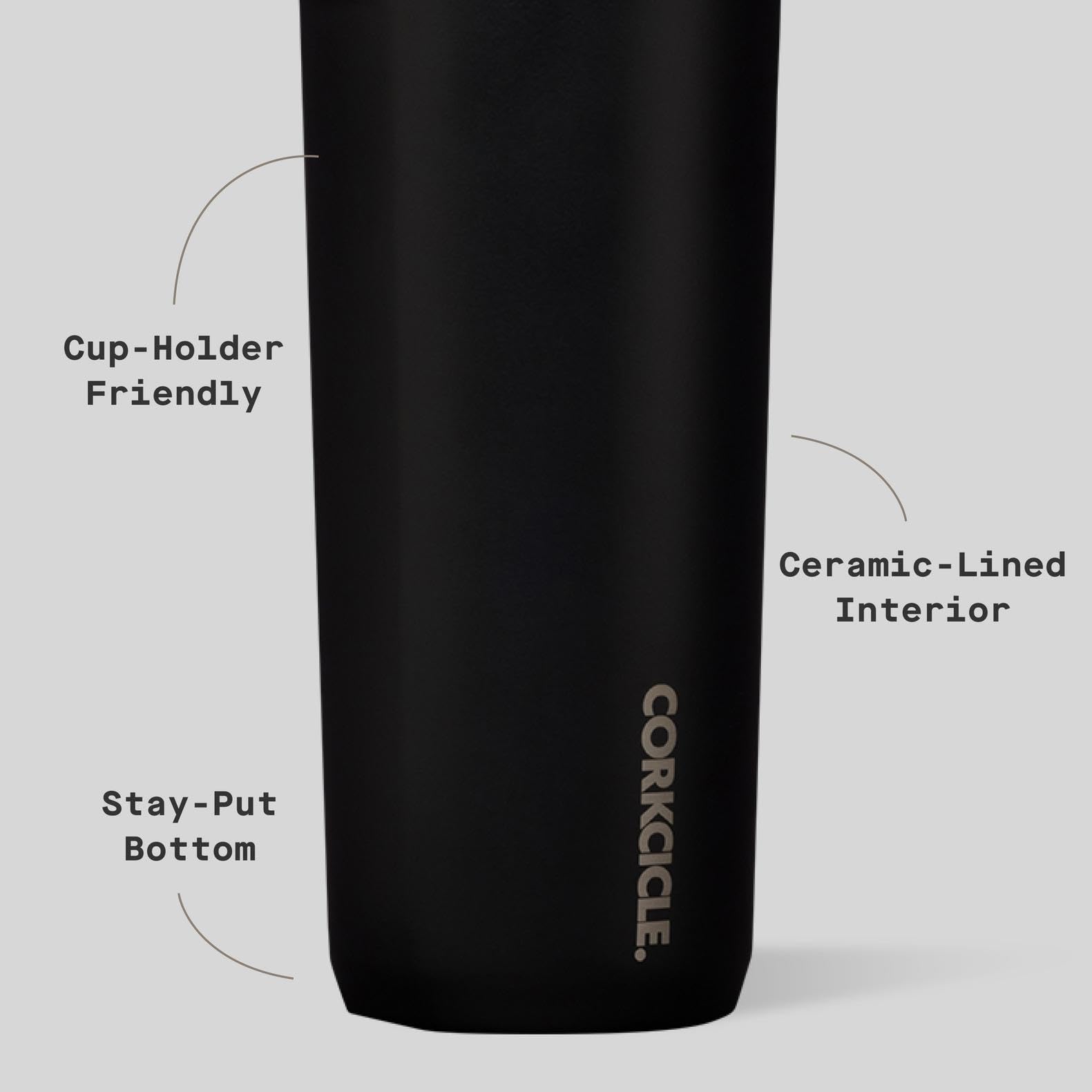 Corkcicle Commuter Cup glossy finish suits modern daily routines